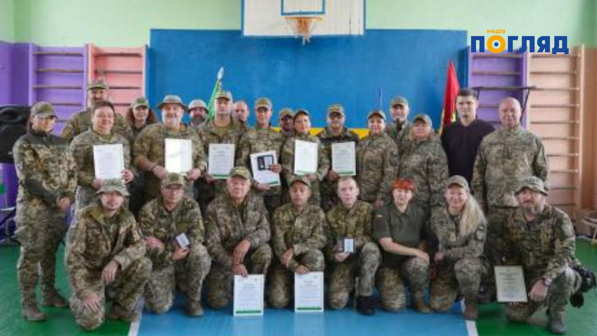 Троє добровольців з Бучі отримали відзнаки Повітряних сил за збиття ворожої цілі - зображення
